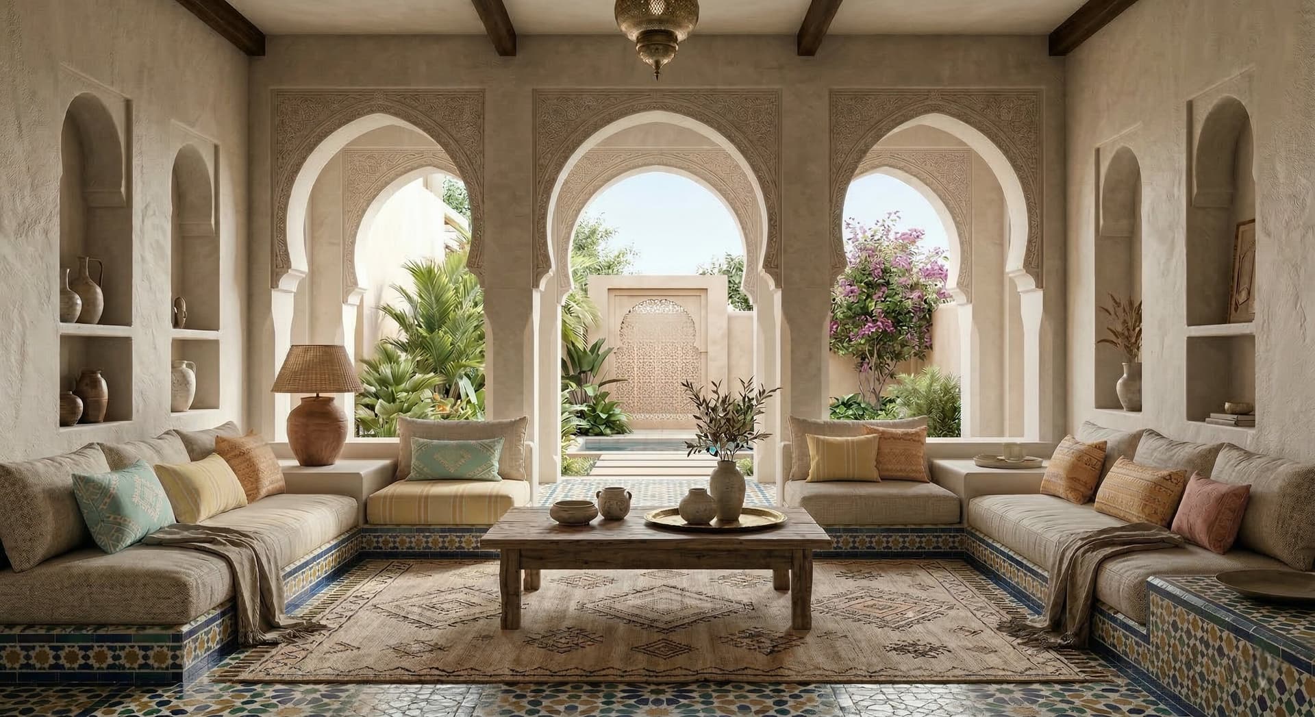 Moroccan interior design style